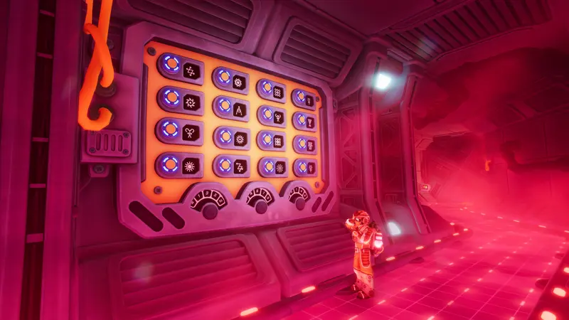 Official announcement trailer artwork of both explorers in the corridor